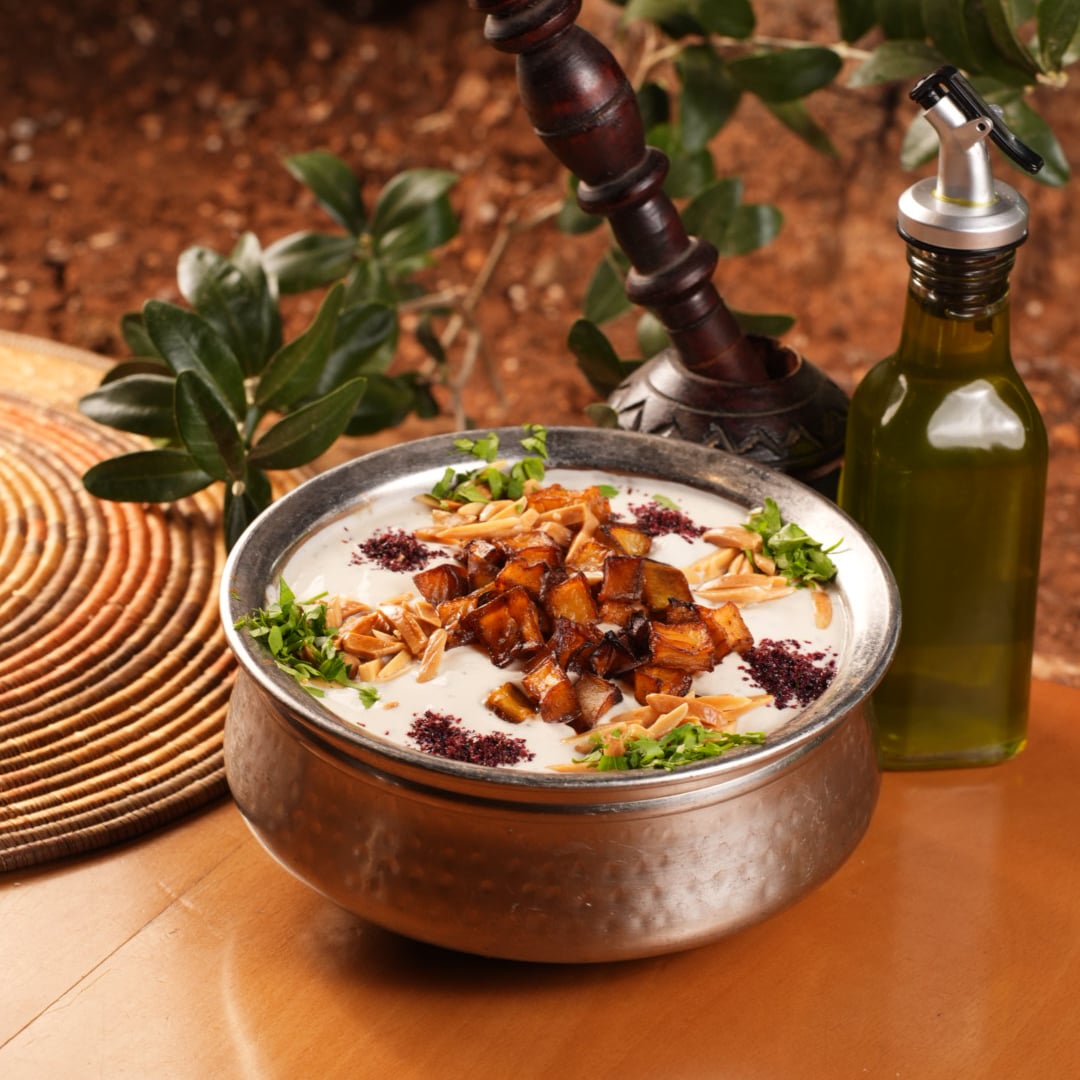 Eggplant & Beef Fatteh